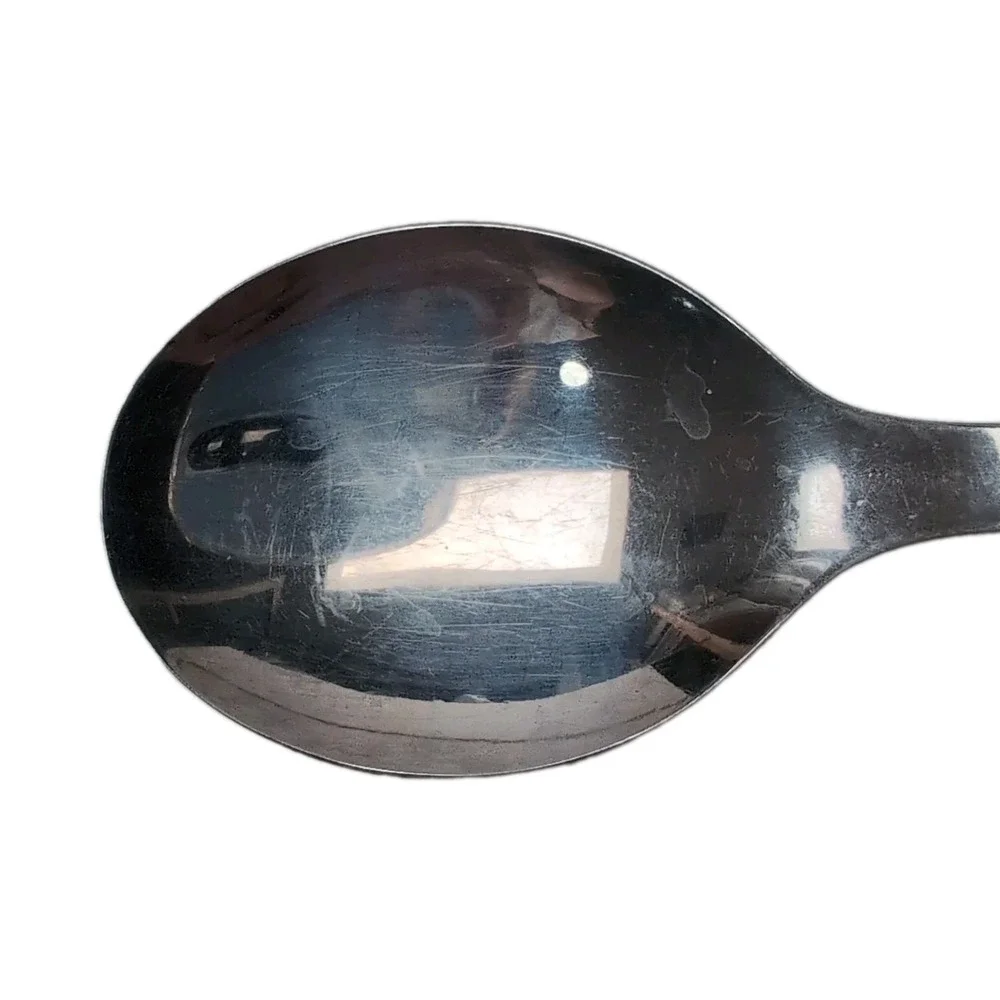 DDR ABS Rostfrei Blue Onion Porcelain Handle Salad Servers + Bottle Opener 18/10